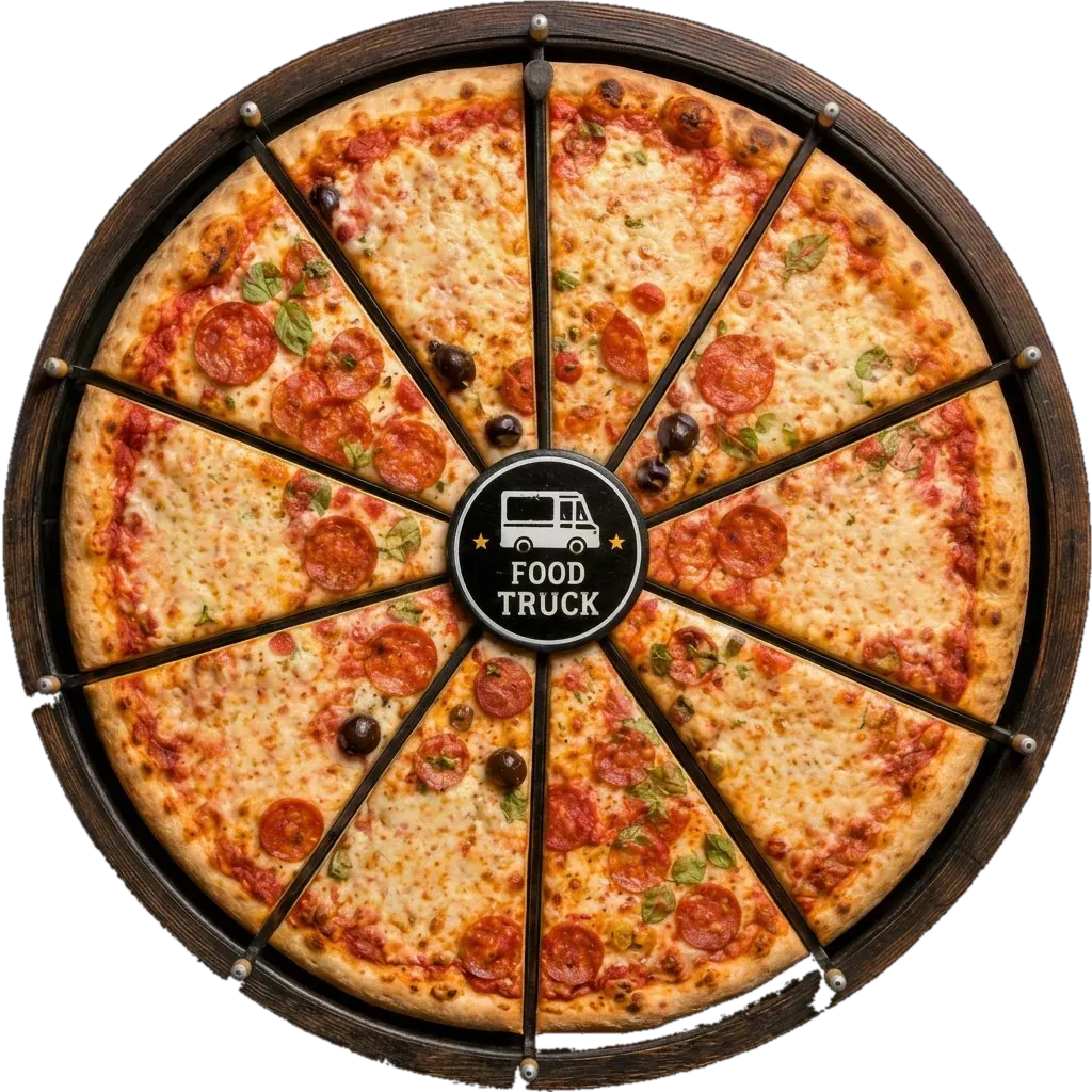 Roue de la fortune en pizza : remises, boissons et pizzas à gagner